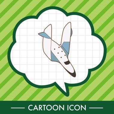 Uzay gemisi Tema öğeleri vektör, eps