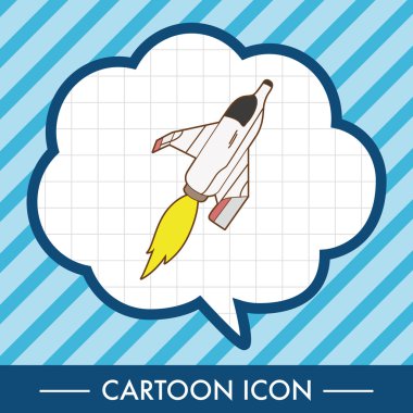 Uzay gemisi Tema öğeleri vektör, eps