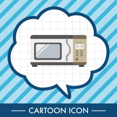 Ev aletleri Tema mikrodalga öğeleri