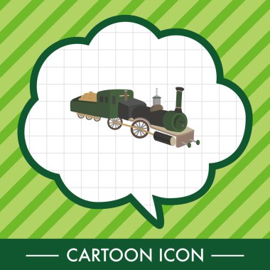 ulaşım tren Tema öğeleri vektör, eps