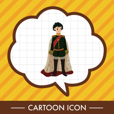 Ortaçağ karakter karikatür Tema öğeleri