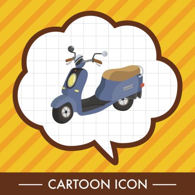 ulaşım motor Tema öğeleri vektör, eps