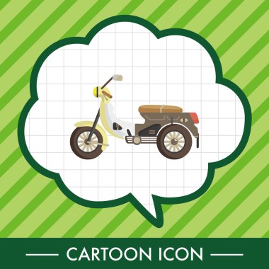 ulaşım motor Tema öğeleri vektör, eps