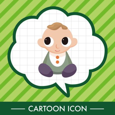 kişi karakter bebek Tema öğeleri