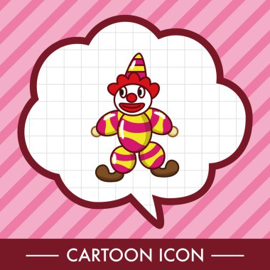 sirk palyaço Tema öğeleri