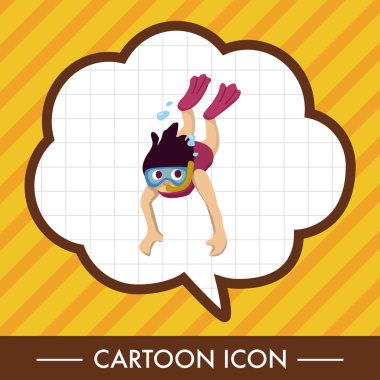 스포츠 테마 요소를 물