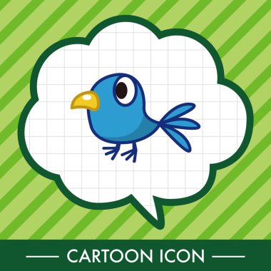 kuş çizgi film Tema öğeleri