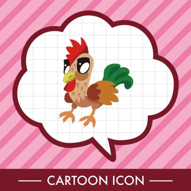 hayvan horoz çizgi film Tema öğeleri