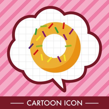 hızlı yiyecek çörek Tema öğeleri