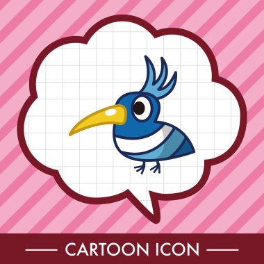 kuş çizgi film Tema öğeleri