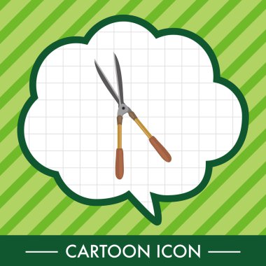 Bahçe makası Tema öğeleri