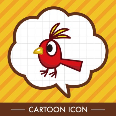 kuş çizgi film Tema öğeleri