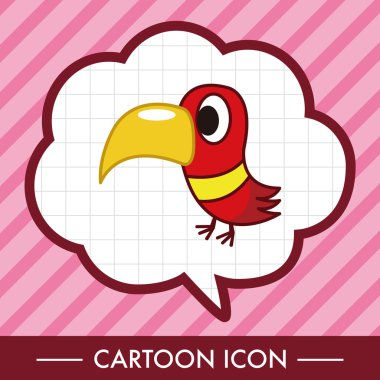 kuş çizgi film Tema öğeleri