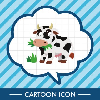 hayvan inek çizgi film Tema öğeleri