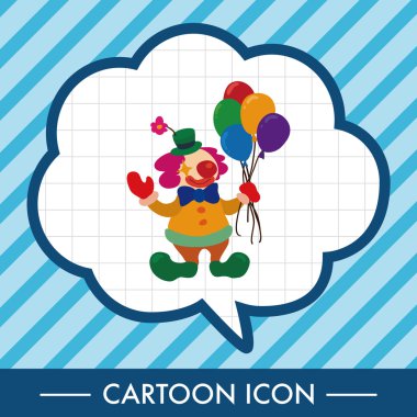 sirk palyaço Tema öğeleri