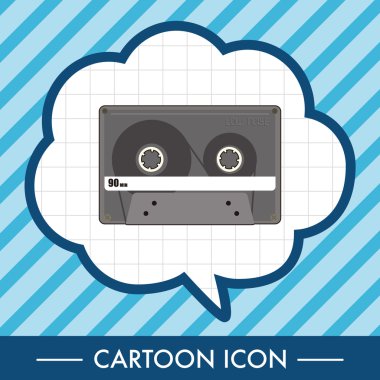 Audio thema elementen vector, eps