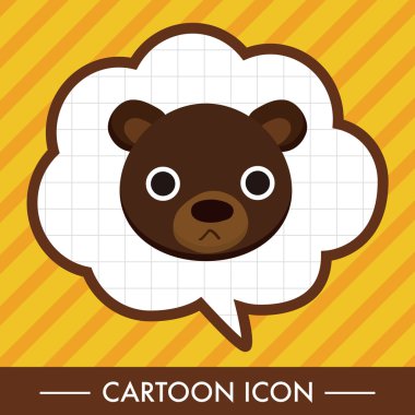 hayvan ayı Tema öğeleri karikatür