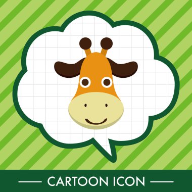 hayvan zürafa Tema öğeleri karikatür