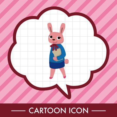 hayvan tavşan alt çizgi film Tema öğeleri