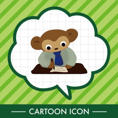 hayvan maymun alt çizgi film Tema öğeleri