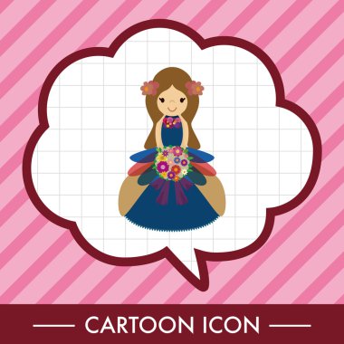 Düğün çift Tema öğeleri vektör, eps