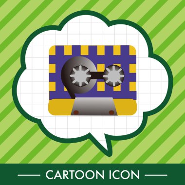 Audio thema elementen vector, eps