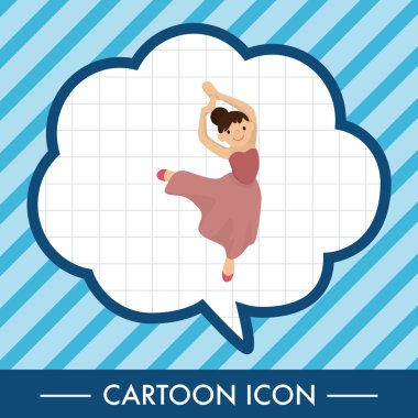 dansçı Tema öğeleri vektör, eps