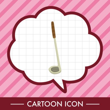 Golf ekipman Tema öğeleri