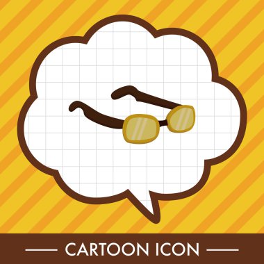 gözlük Tema öğeleri vektör, eps