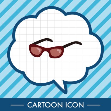 gözlük Tema öğeleri vektör, eps