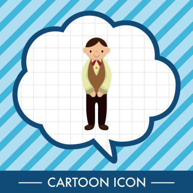 Garson Tema öğeleri vektör, eps