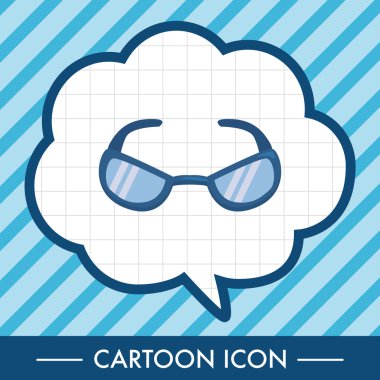 gözlük Tema öğeleri vektör, eps