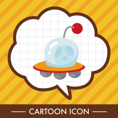 Uzay ufo Tema öğeleri