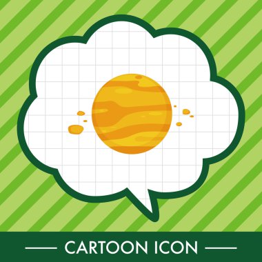 Uzay planet Tema öğeleri