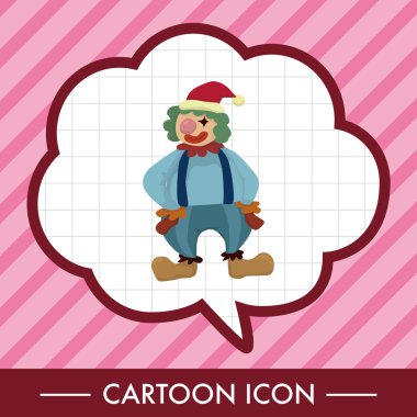 Palyaçolar Tema öğeleri vektör, eps