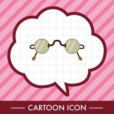 gözlük Tema öğeleri vektör, eps