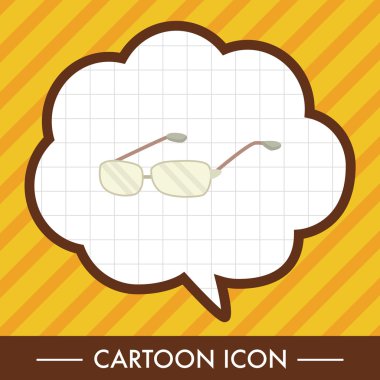 gözlük Tema öğeleri vektör, eps