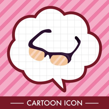 gözlük Tema öğeleri vektör, eps