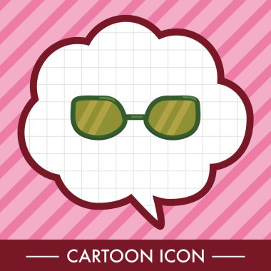 gözlük Tema öğeleri vektör, eps