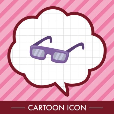 gözlük Tema öğeleri vektör, eps