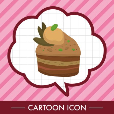 Dekorasyon kek Tema öğeleri vektör, eps10