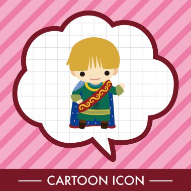 Ortaçağ karakter karikatür Tema öğeleri