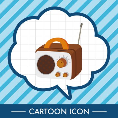 radyo Tema öğeleri vektör, eps