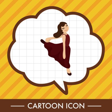 dansçı Tema öğeleri vektör, eps