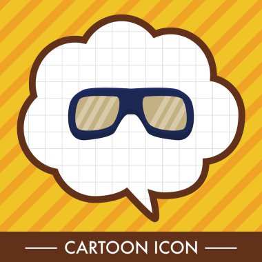 gözlük Tema öğeleri vektör, eps