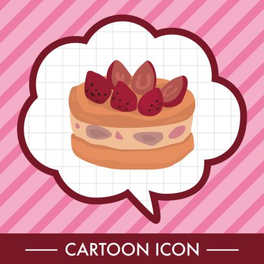 Dekorasyon kek Tema öğeleri vektör, eps10