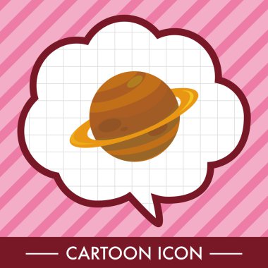 Uzay planet Tema öğeleri