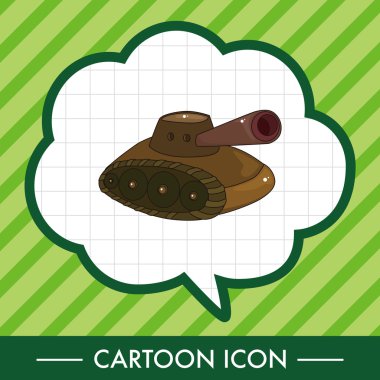 Tank Tema öğeleri vektör, eps