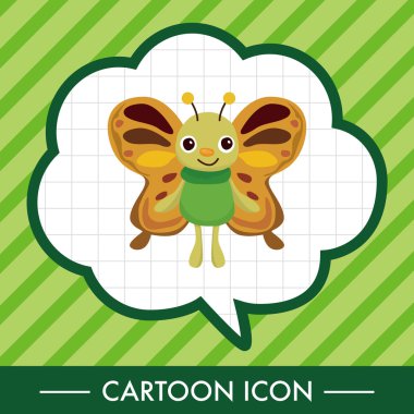 Kelebek Tema öğeleri vektör, eps