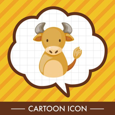 Çince Zodyak öküz Tema öğeleri